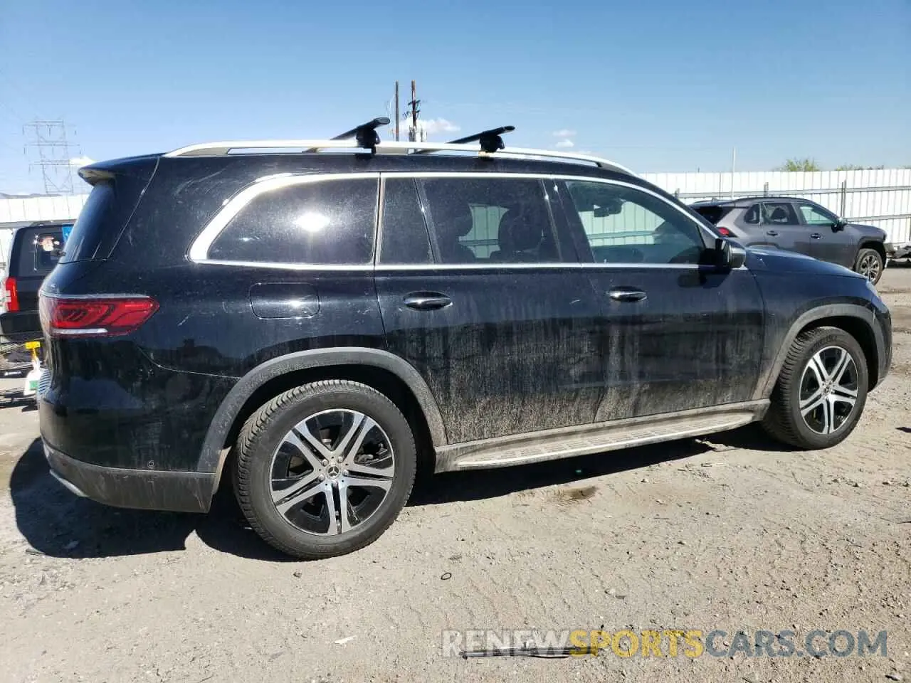 3 fotografías del automóvil dañado 4JGFF5KE6LA132513 MERCEDES-BENZ GLS-CLASS 2020