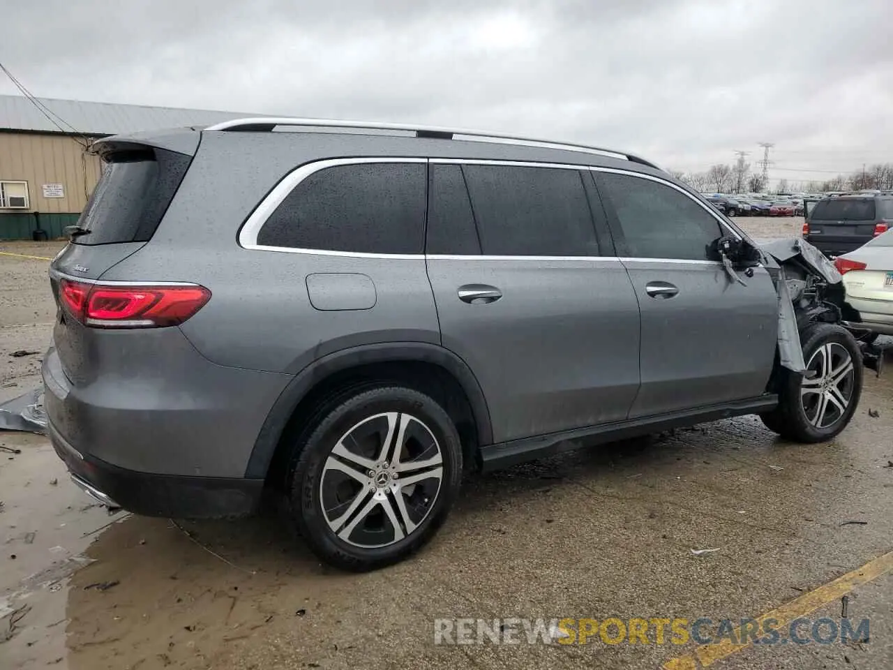 3 fotografías del automóvil dañado 4JGFF5KE7LA132360 MERCEDES-BENZ GLS-CLASS 2020
