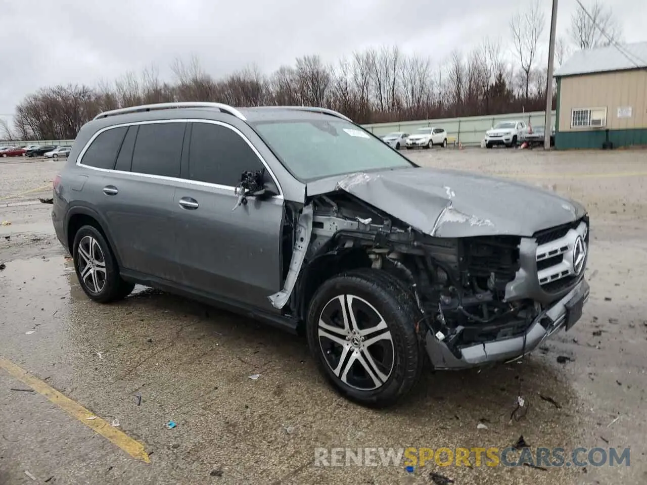 4 fotografías del automóvil dañado 4JGFF5KE7LA132360 MERCEDES-BENZ GLS-CLASS 2020