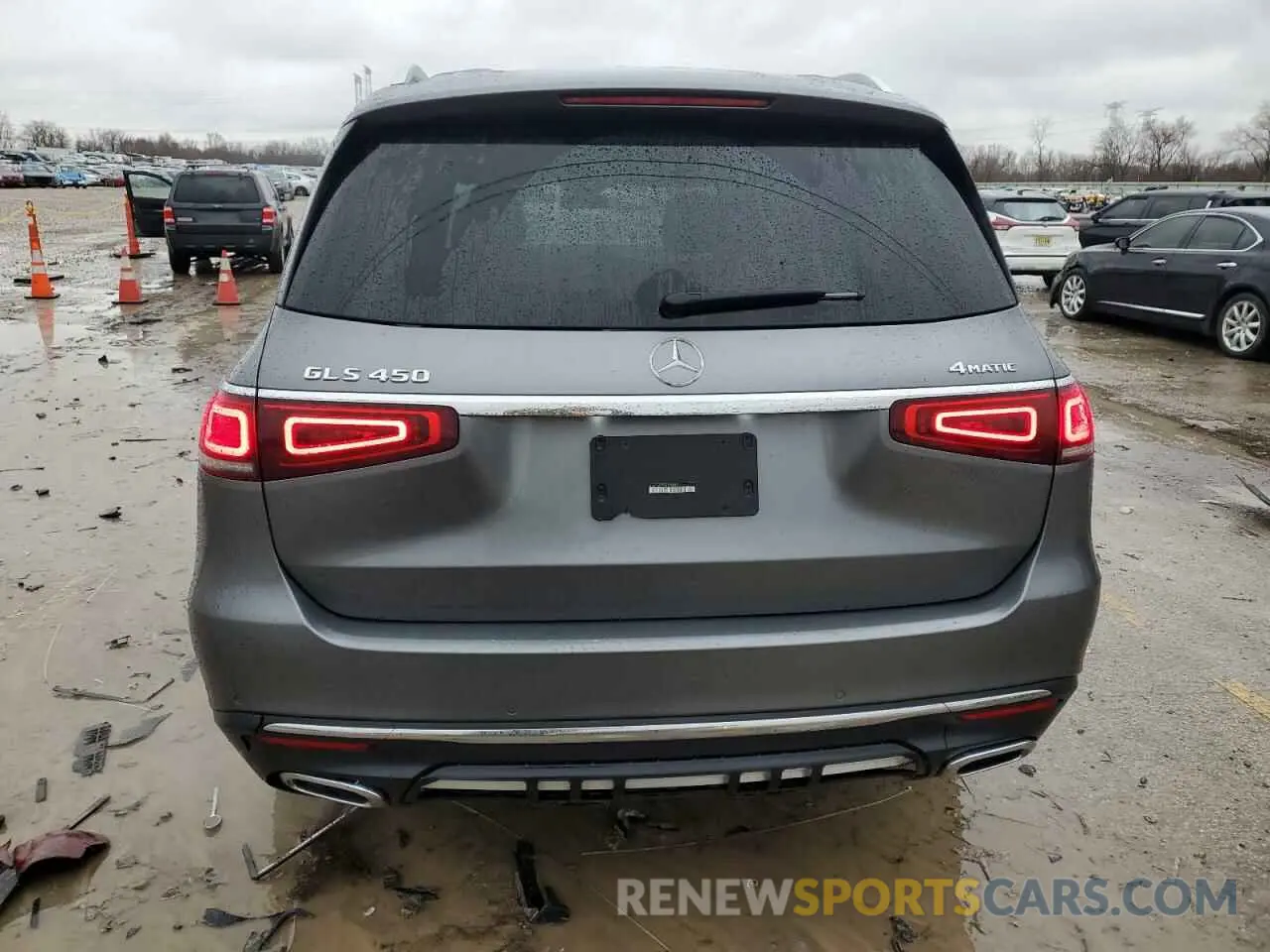 6 fotografías del automóvil dañado 4JGFF5KE7LA132360 MERCEDES-BENZ GLS-CLASS 2020