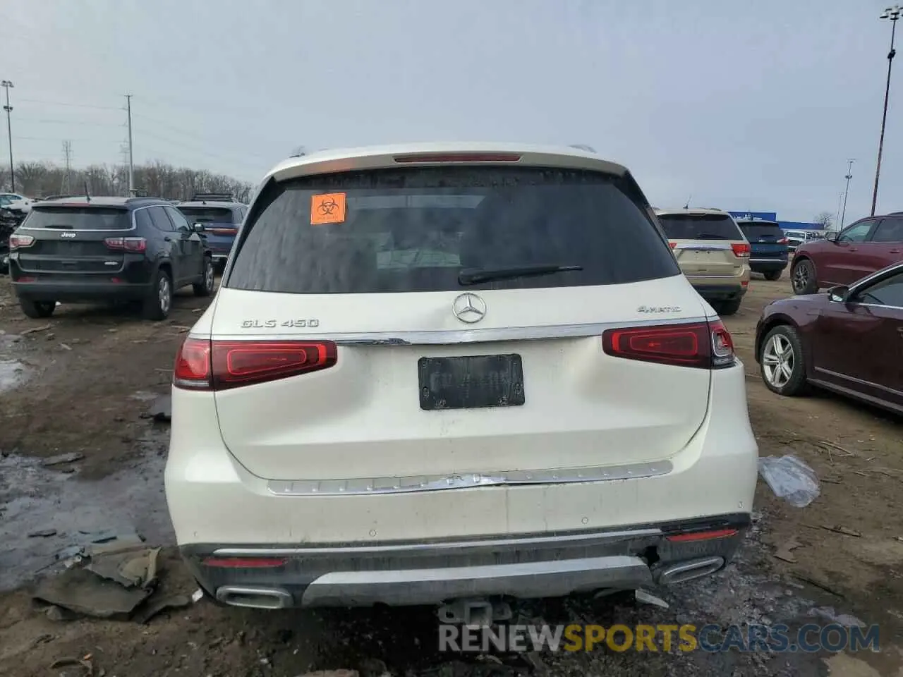 6 fotografías del automóvil dañado 4JGFF5KE9LA174867 MERCEDES-BENZ GLS-CLASS 2020