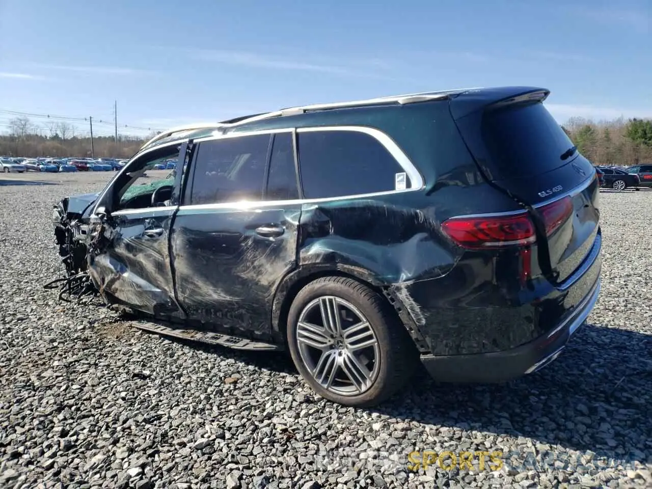 2 fotografías del automóvil dañado 4JGFF5KE9LA232198 MERCEDES-BENZ GLS-CLASS 2020