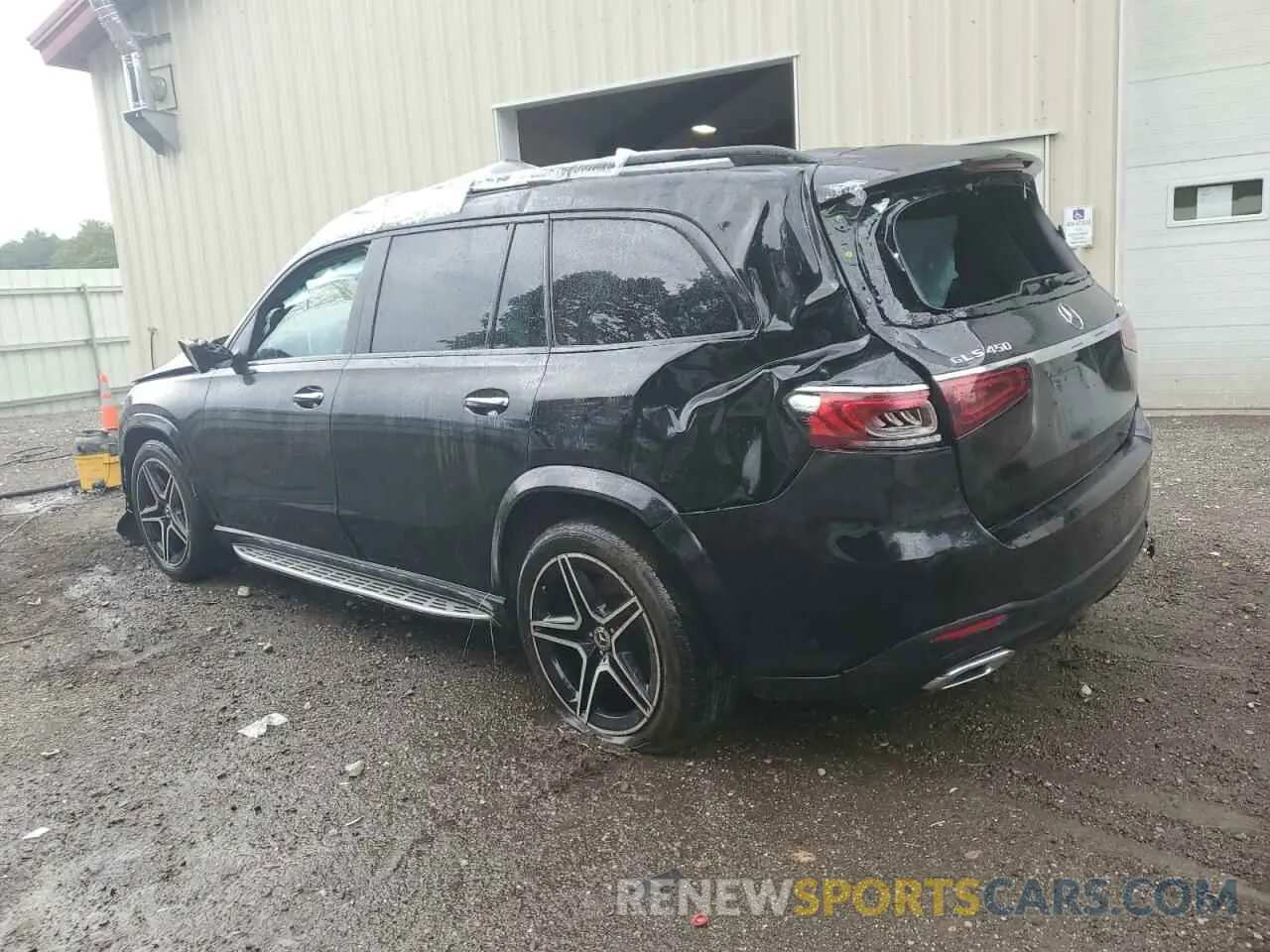 2 fotografías del automóvil dañado 4JGFF5KEXLA091660 MERCEDES-BENZ GLS-CLASS 2020