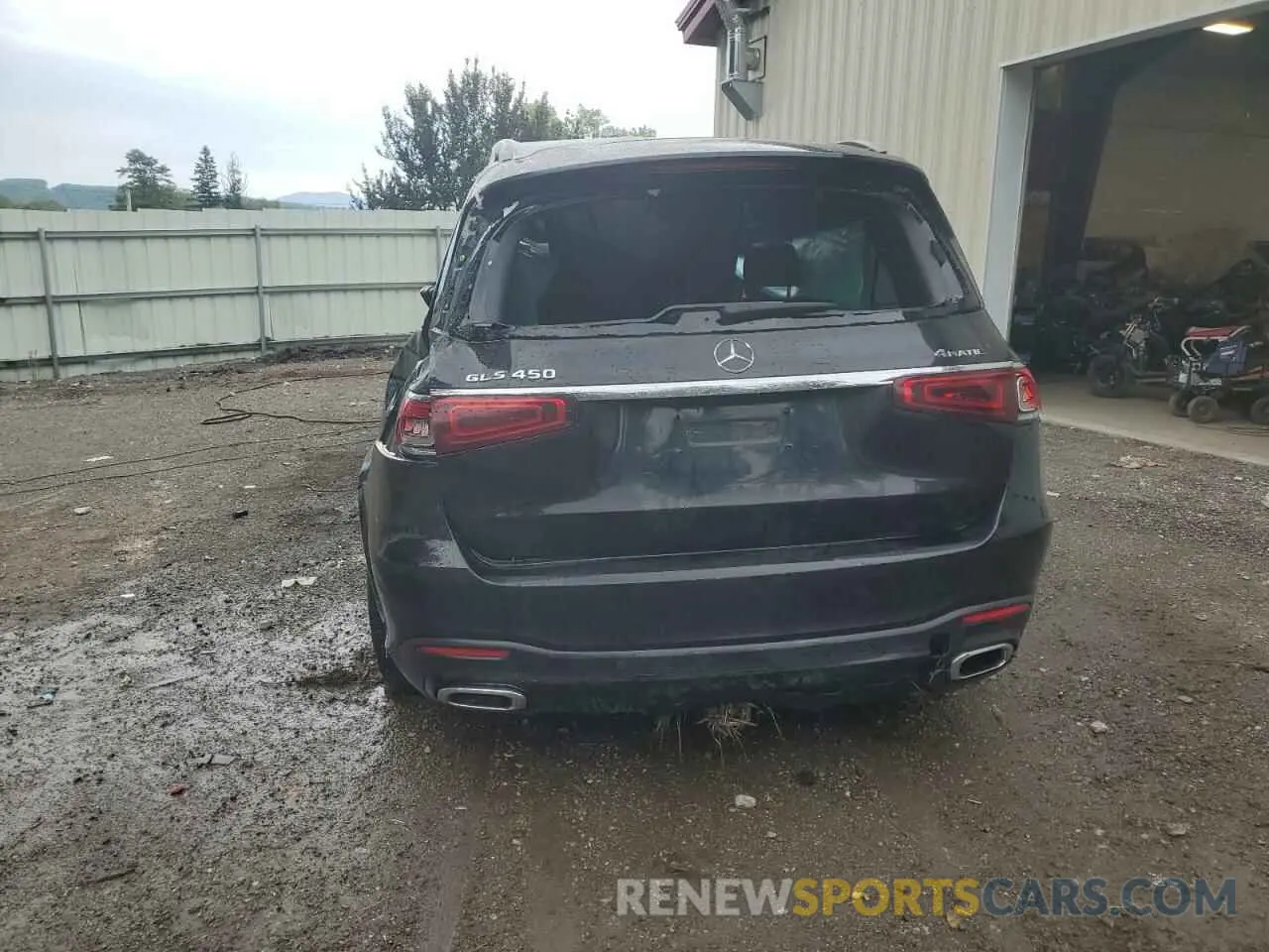 6 fotografías del automóvil dañado 4JGFF5KEXLA091660 MERCEDES-BENZ GLS-CLASS 2020