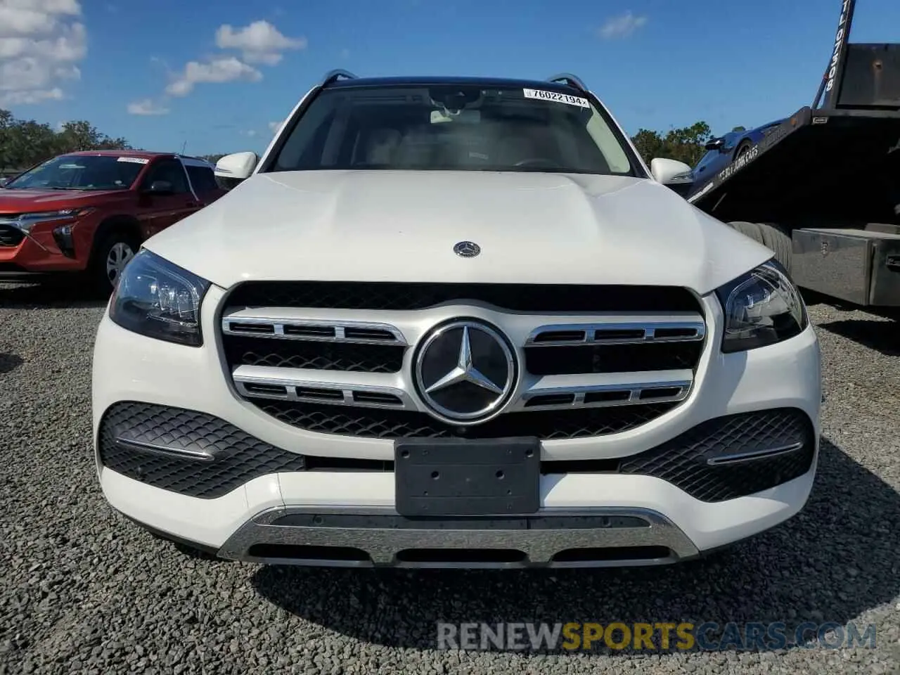 5 fotografías del automóvil dañado 4JGFF5KEXLA117450 MERCEDES-BENZ GLS-CLASS 2020
