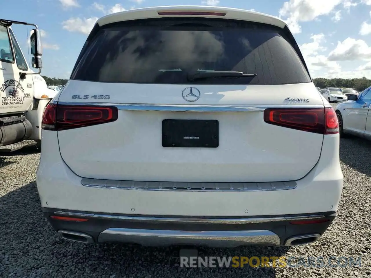6 fotografías del automóvil dañado 4JGFF5KEXLA117450 MERCEDES-BENZ GLS-CLASS 2020