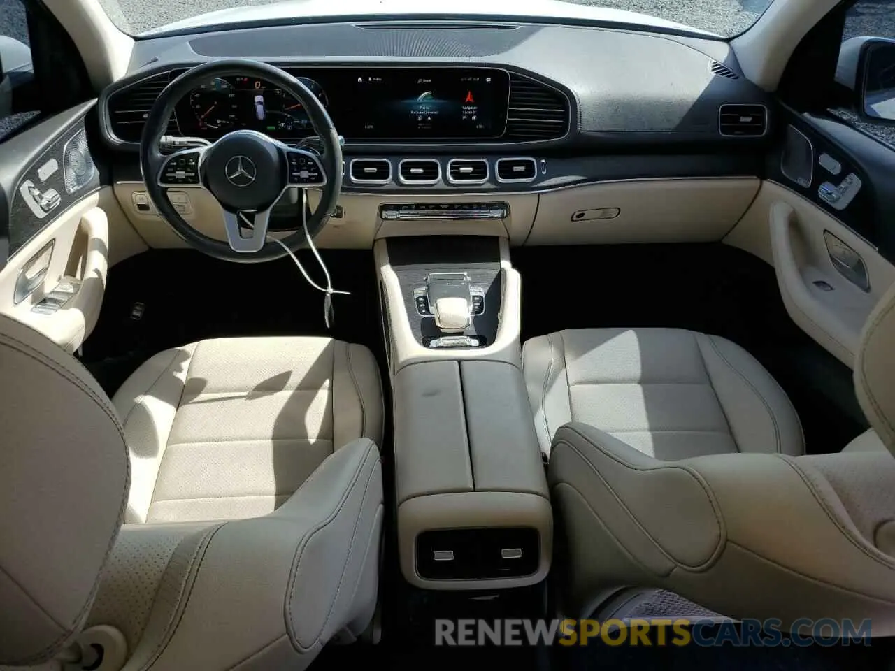 8 fotografías del automóvil dañado 4JGFF5KEXLA117450 MERCEDES-BENZ GLS-CLASS 2020