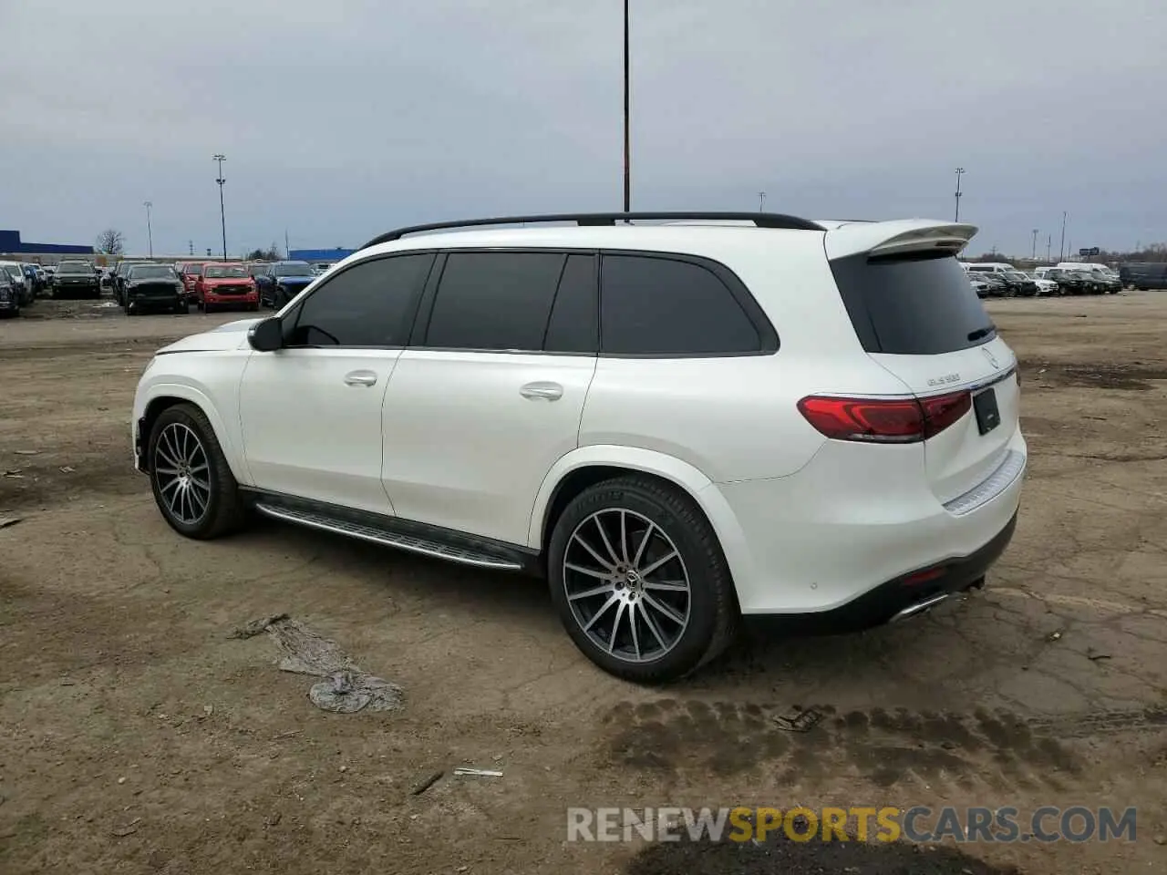 2 fotografías del automóvil dañado 4JGFF8GE1LA166076 MERCEDES-BENZ GLS-CLASS 2020