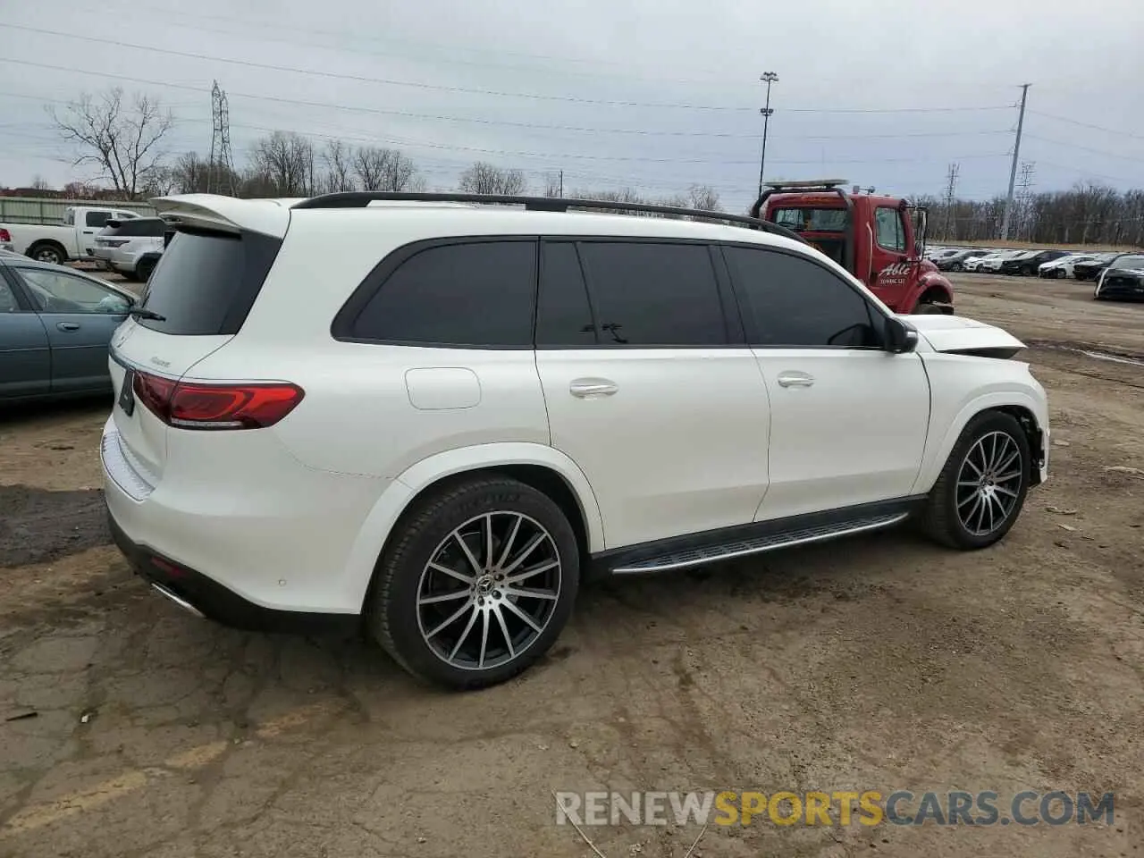 3 fotografías del automóvil dañado 4JGFF8GE1LA166076 MERCEDES-BENZ GLS-CLASS 2020