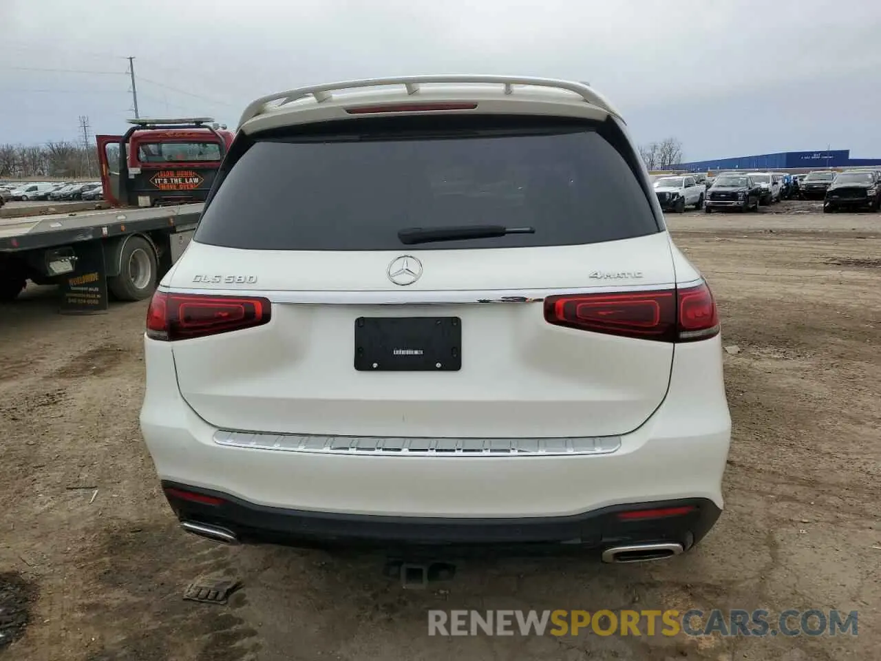 6 fotografías del automóvil dañado 4JGFF8GE1LA166076 MERCEDES-BENZ GLS-CLASS 2020