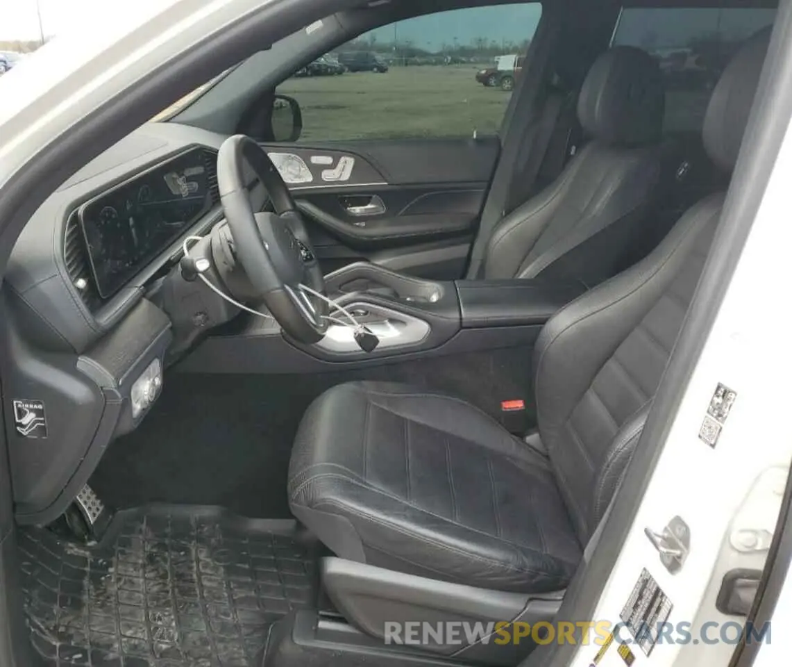 7 fotografías del automóvil dañado 4JGFF8GE1LA166076 MERCEDES-BENZ GLS-CLASS 2020