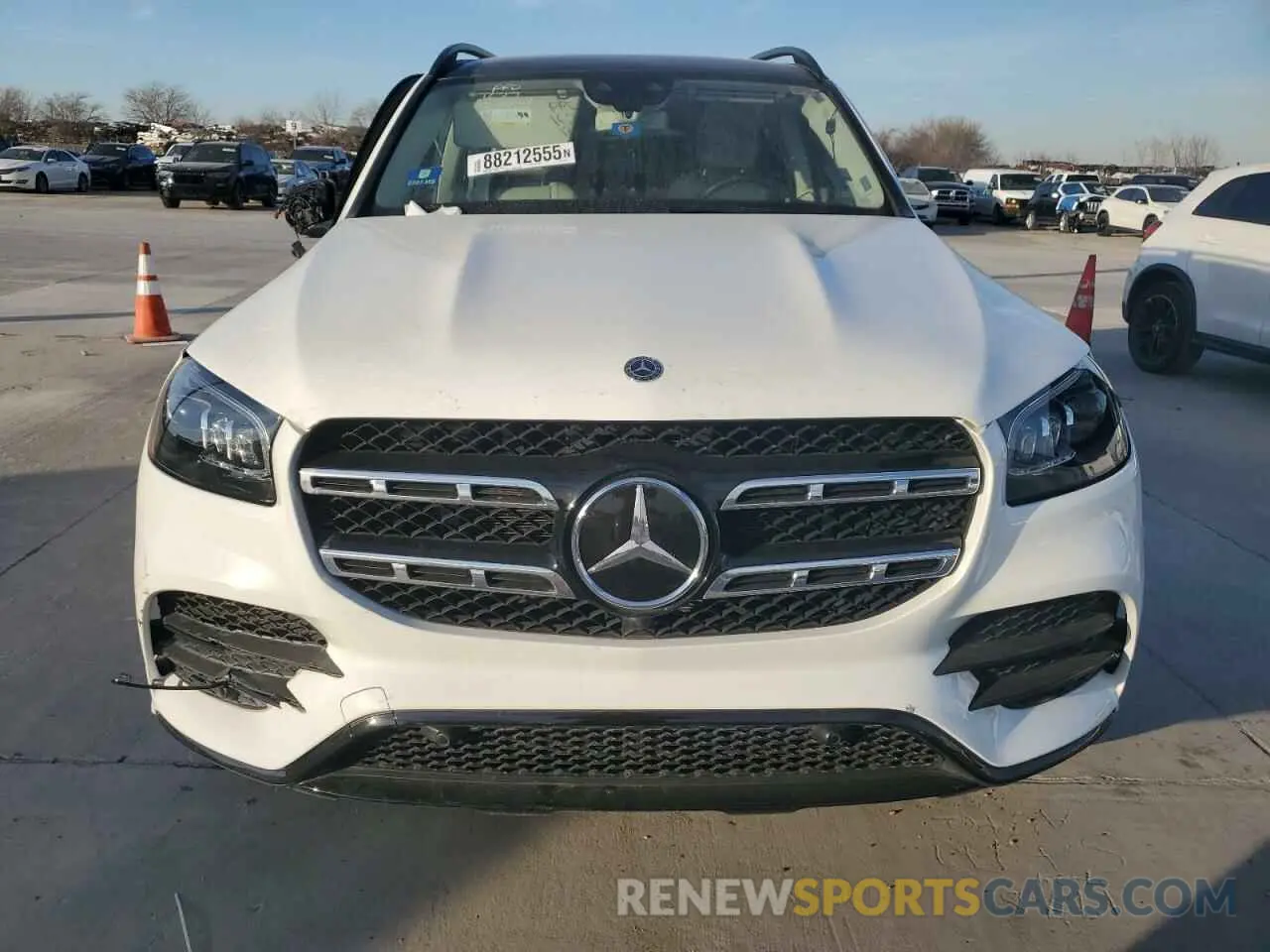 5 fotografías del automóvil dañado 4JGFF8GE4LA241627 MERCEDES-BENZ GLS-CLASS 2020
