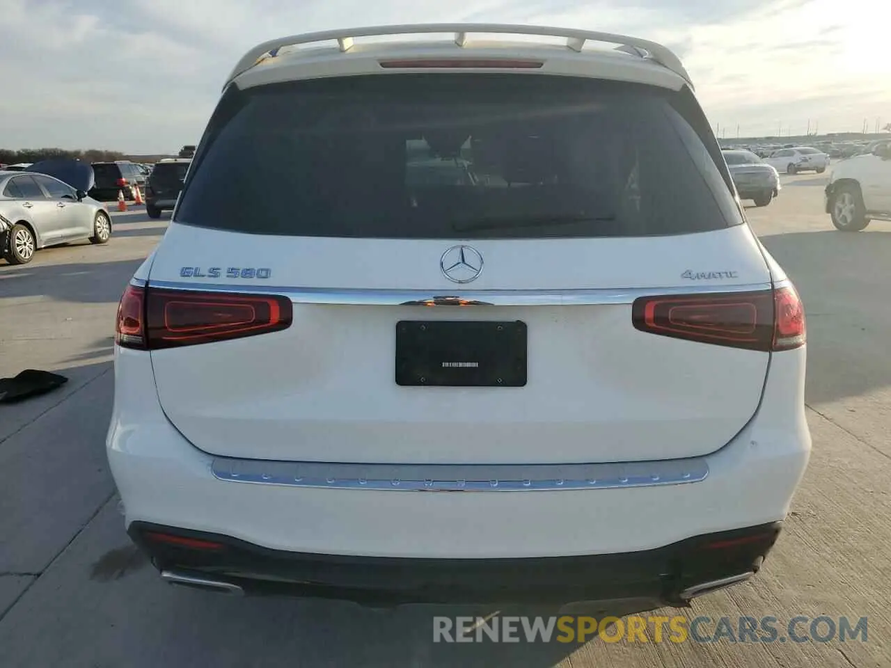 6 fotografías del automóvil dañado 4JGFF8GE4LA241627 MERCEDES-BENZ GLS-CLASS 2020