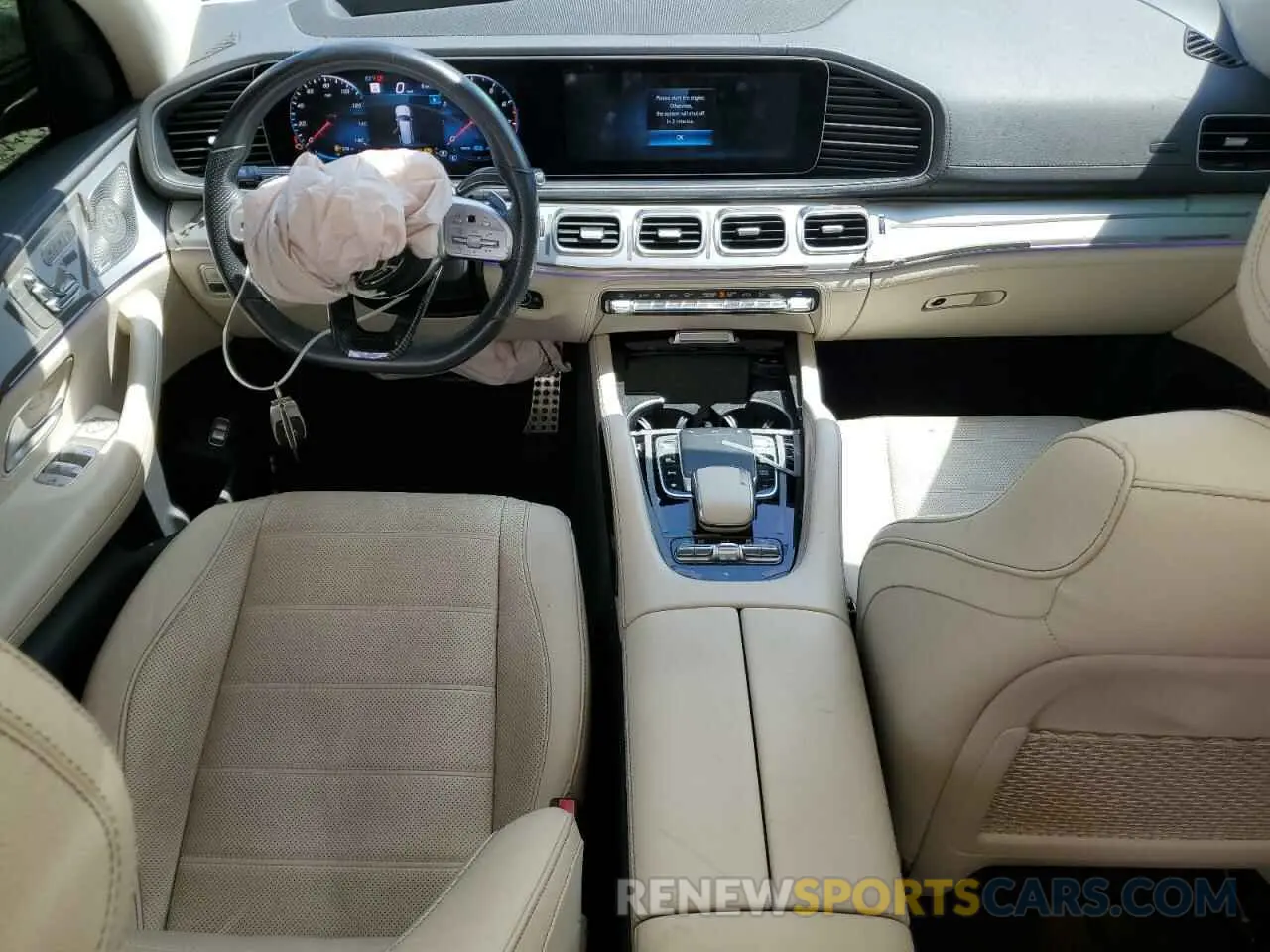 8 fotografías del automóvil dañado 4JGFF8GE8LA178208 MERCEDES-BENZ GLS-CLASS 2020