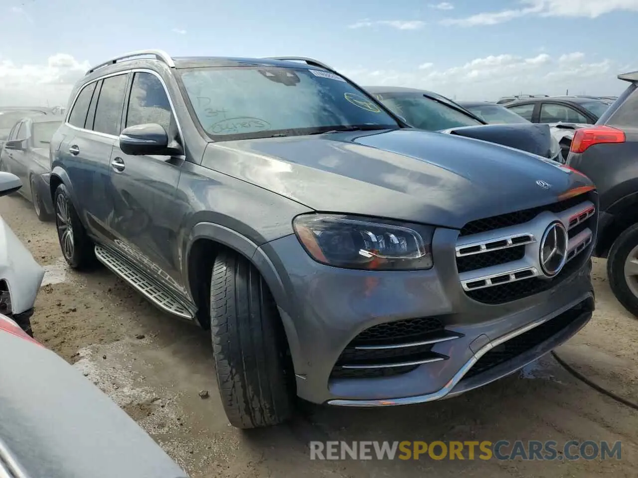 4 fotografías del automóvil dañado 4JGFF8GE9LA201446 MERCEDES-BENZ GLS-CLASS 2020