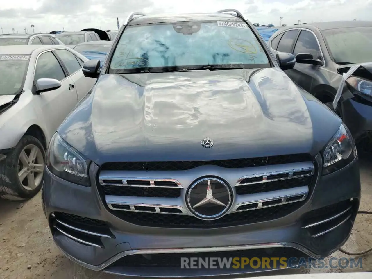 5 fotografías del automóvil dañado 4JGFF8GE9LA201446 MERCEDES-BENZ GLS-CLASS 2020