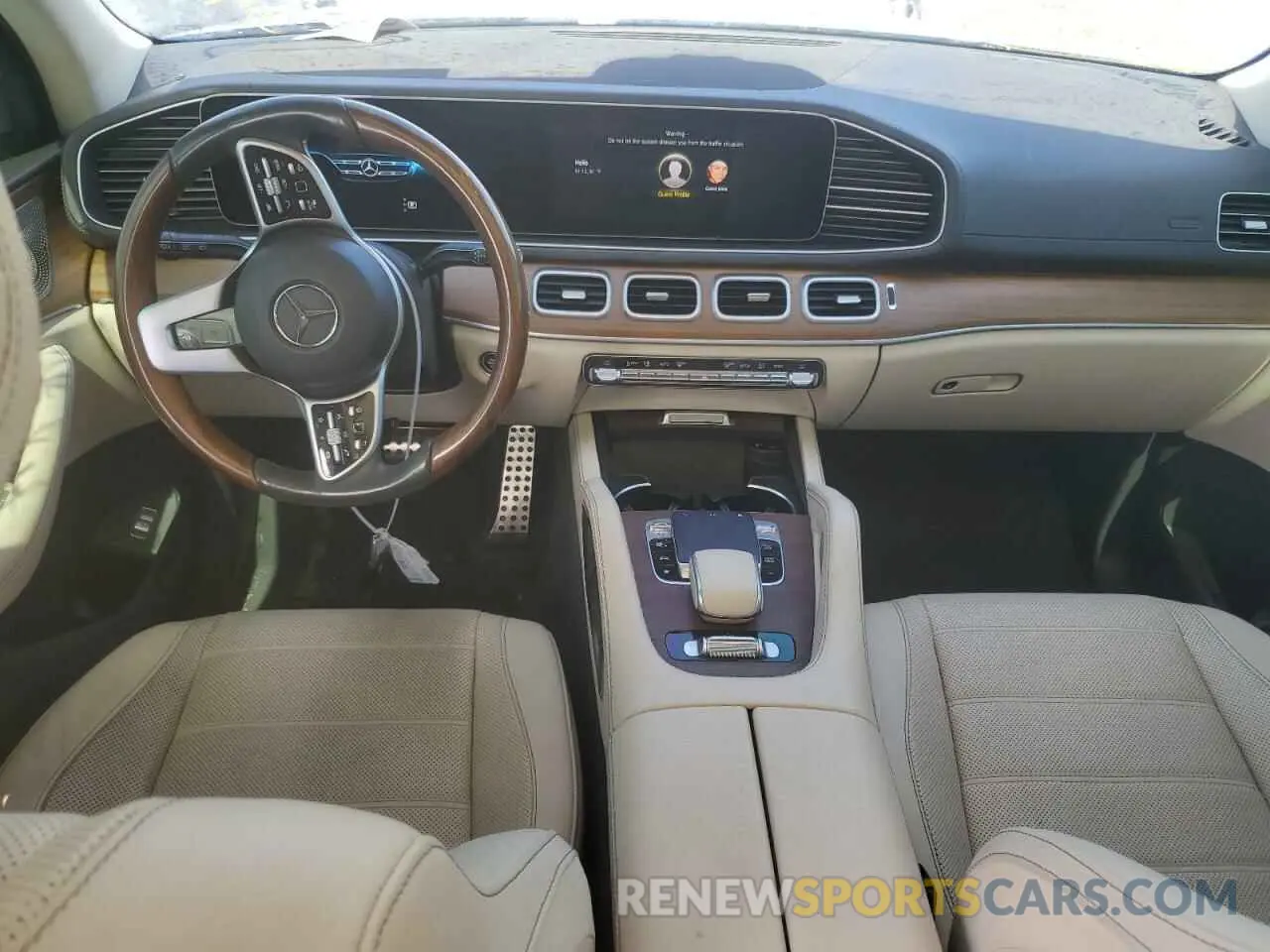 8 fotografías del automóvil dañado 4JGFF8GE9LA201446 MERCEDES-BENZ GLS-CLASS 2020
