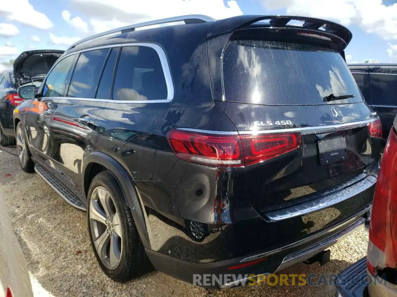 3 fotografías del automóvil dañado 4JGFF5KE1MA551774 MERCEDES-BENZ GLS-CLASS 2021