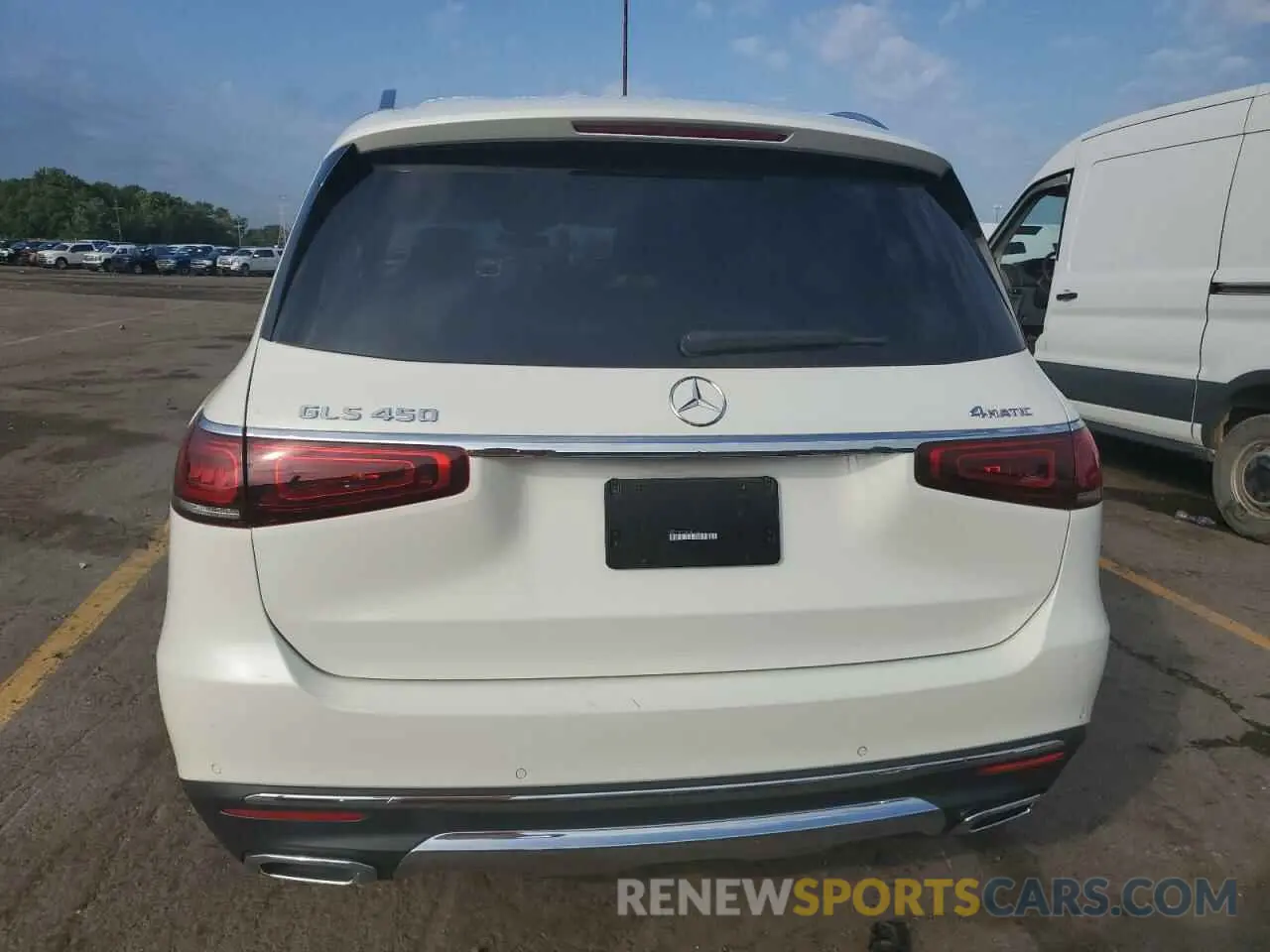 6 fotografías del automóvil dañado 4JGFF5KE2MA385412 MERCEDES-BENZ GLS-CLASS 2021