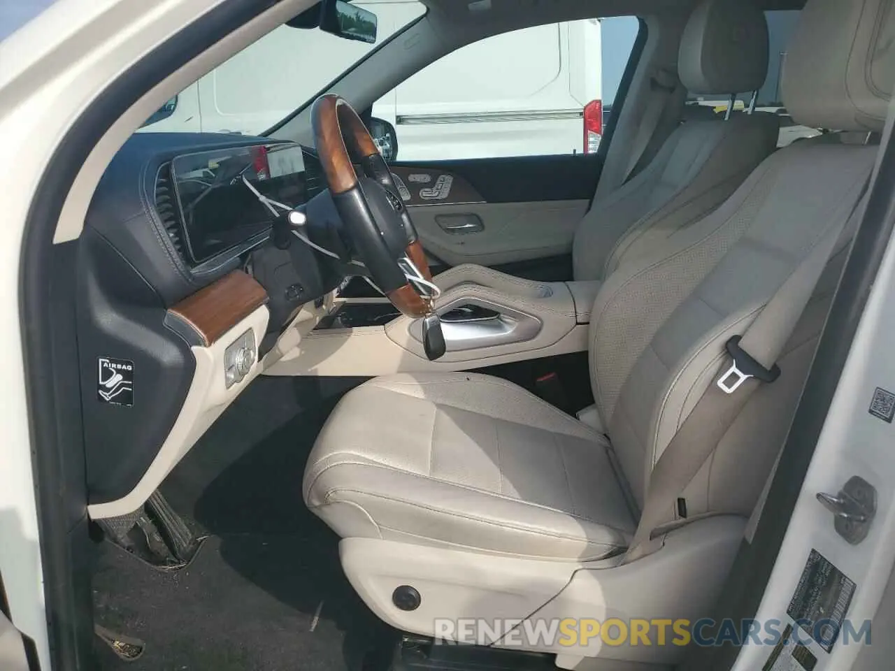 7 fotografías del automóvil dañado 4JGFF5KE2MA385412 MERCEDES-BENZ GLS-CLASS 2021