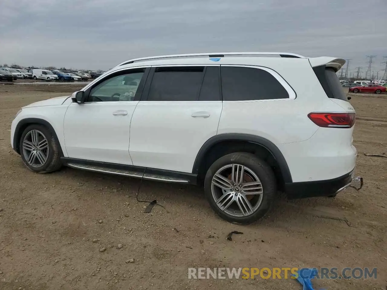 2 fotografías del automóvil dañado 4JGFF5KE4MA378476 MERCEDES-BENZ GLS-CLASS 2021
