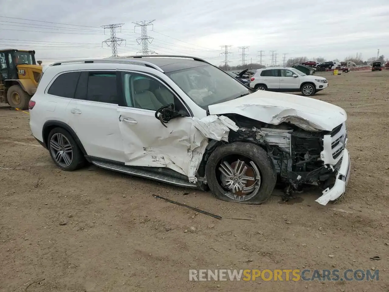 4 fotografías del automóvil dañado 4JGFF5KE4MA378476 MERCEDES-BENZ GLS-CLASS 2021