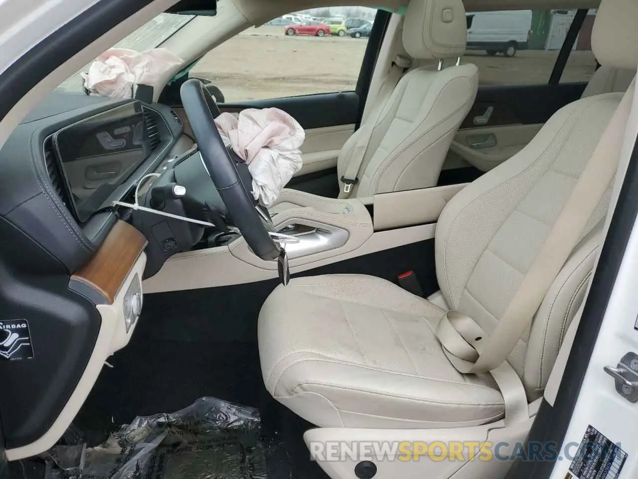 7 fotografías del automóvil dañado 4JGFF5KE4MA378476 MERCEDES-BENZ GLS-CLASS 2021