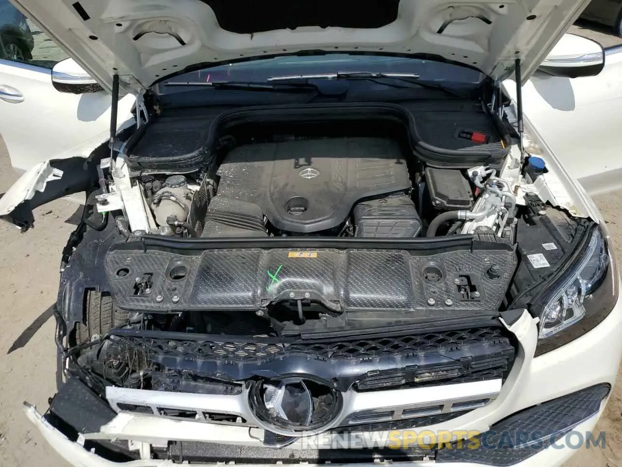 12 fotografías del automóvil dañado 4JGFF5KE4MA396704 MERCEDES-BENZ GLS-CLASS 2021