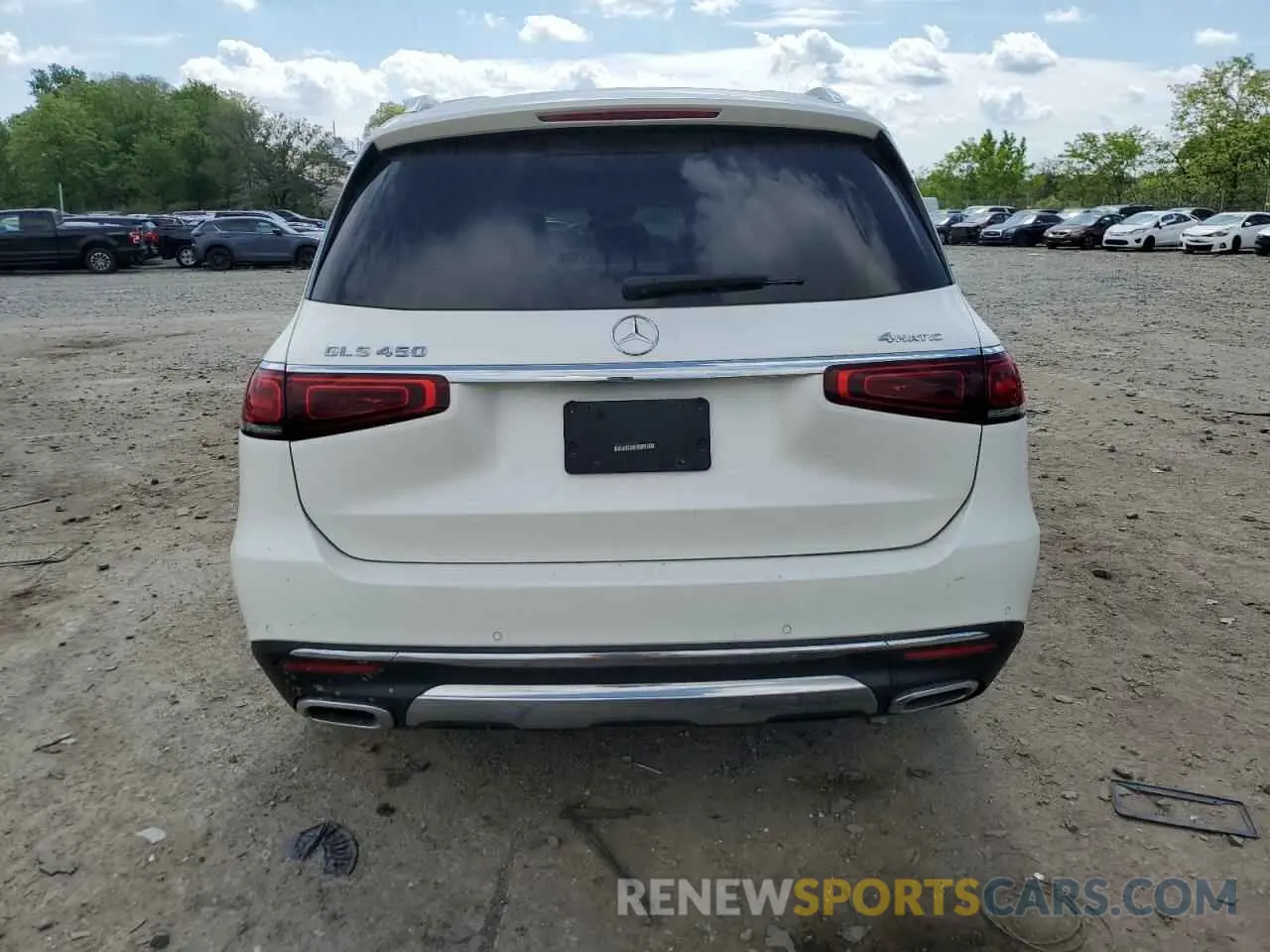 6 fotografías del automóvil dañado 4JGFF5KE4MA396704 MERCEDES-BENZ GLS-CLASS 2021