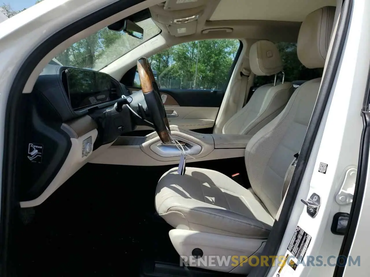 7 fotografías del automóvil dañado 4JGFF5KE4MA396704 MERCEDES-BENZ GLS-CLASS 2021