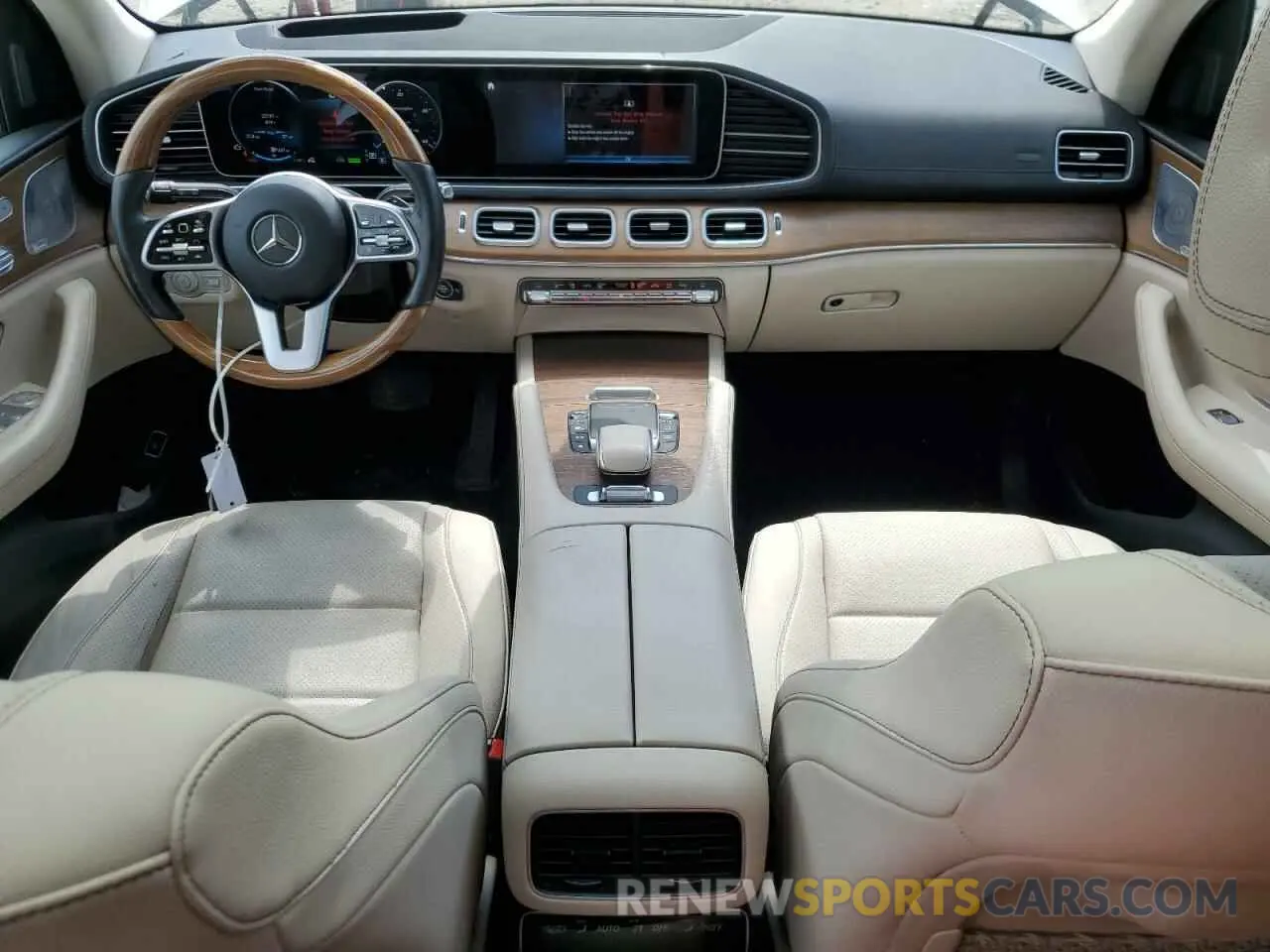 8 fotografías del automóvil dañado 4JGFF5KE4MA396704 MERCEDES-BENZ GLS-CLASS 2021