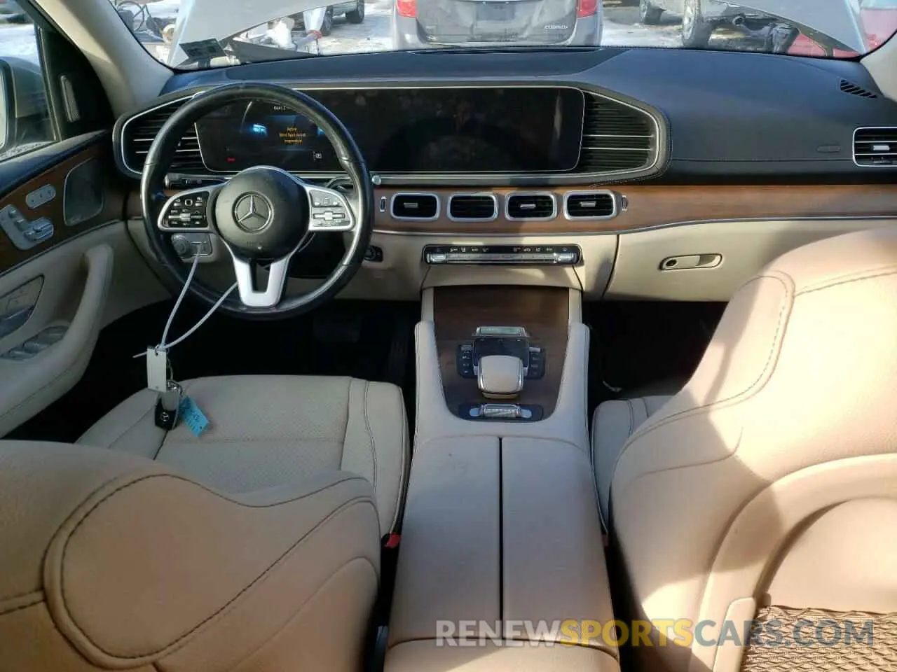 8 fotografías del automóvil dañado 4JGFF5KE5MA486055 MERCEDES-BENZ GLS-CLASS 2021