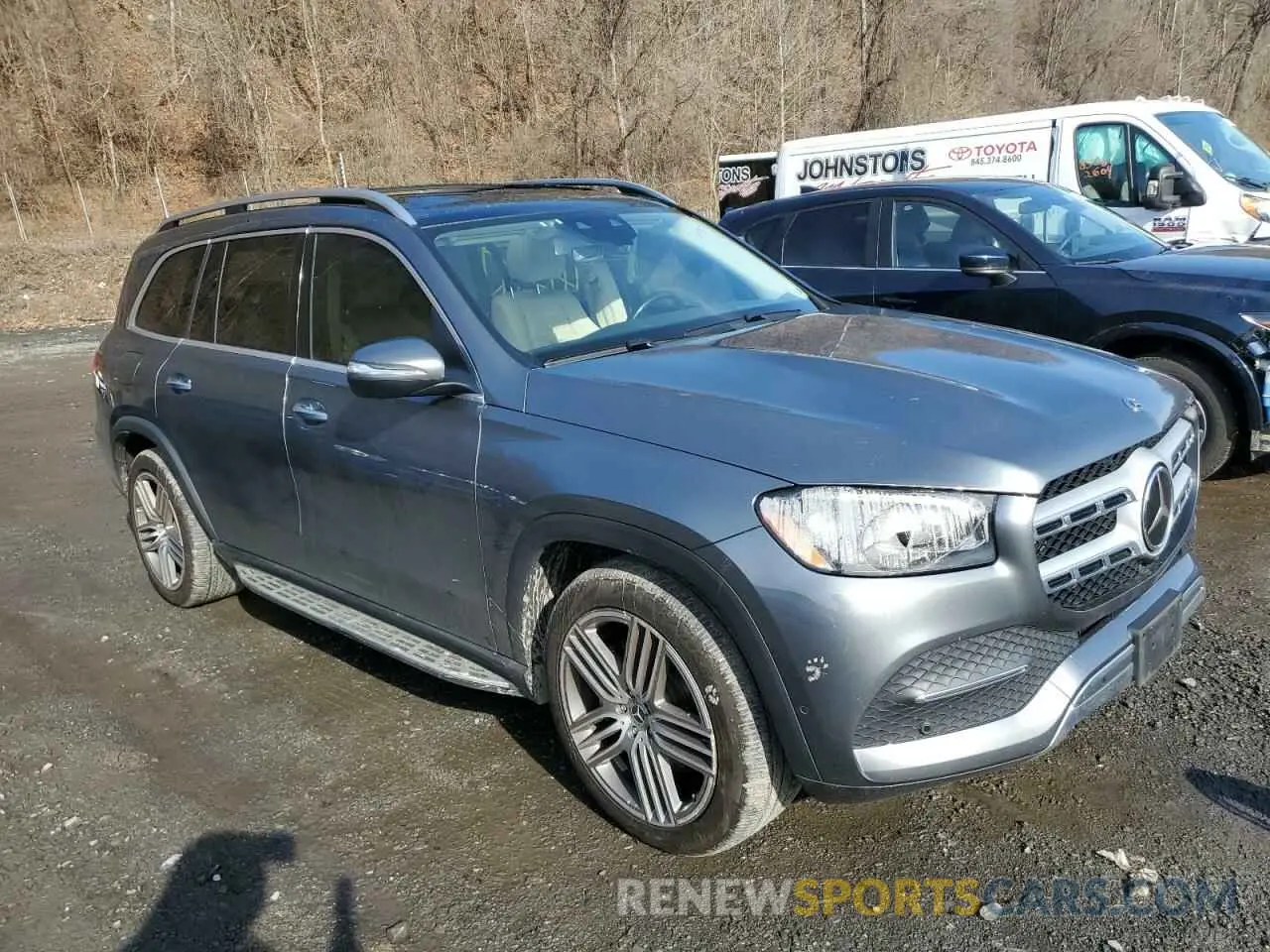 4 fotografías del automóvil dañado 4JGFF5KE7MA411180 MERCEDES-BENZ GLS-CLASS 2021