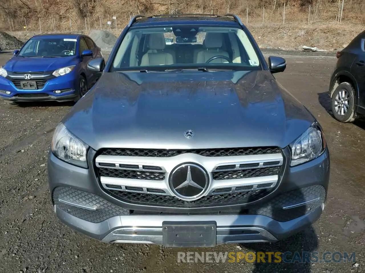 5 fotografías del automóvil dañado 4JGFF5KE7MA411180 MERCEDES-BENZ GLS-CLASS 2021