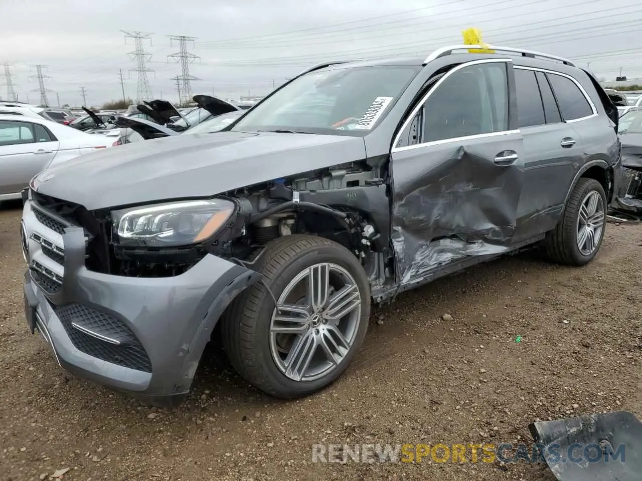 1 fotografías del automóvil dañado 4JGFF5KE7MA415651 MERCEDES-BENZ GLS-CLASS 2021
