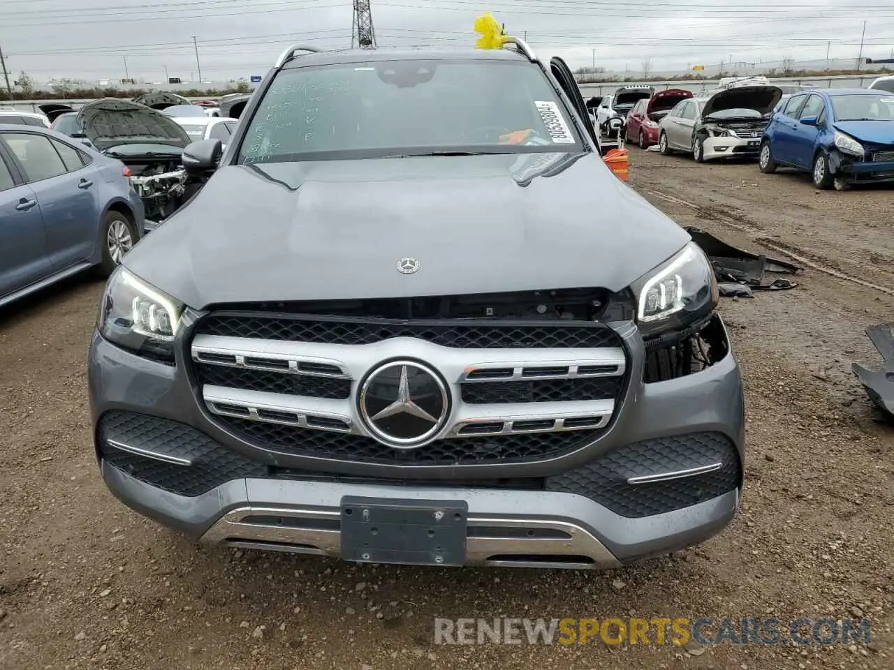 5 fotografías del automóvil dañado 4JGFF5KE7MA415651 MERCEDES-BENZ GLS-CLASS 2021