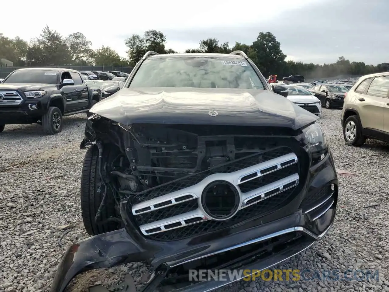 5 fotografías del automóvil dañado 4JGFF8GE0MA553445 MERCEDES-BENZ GLS-CLASS 2021