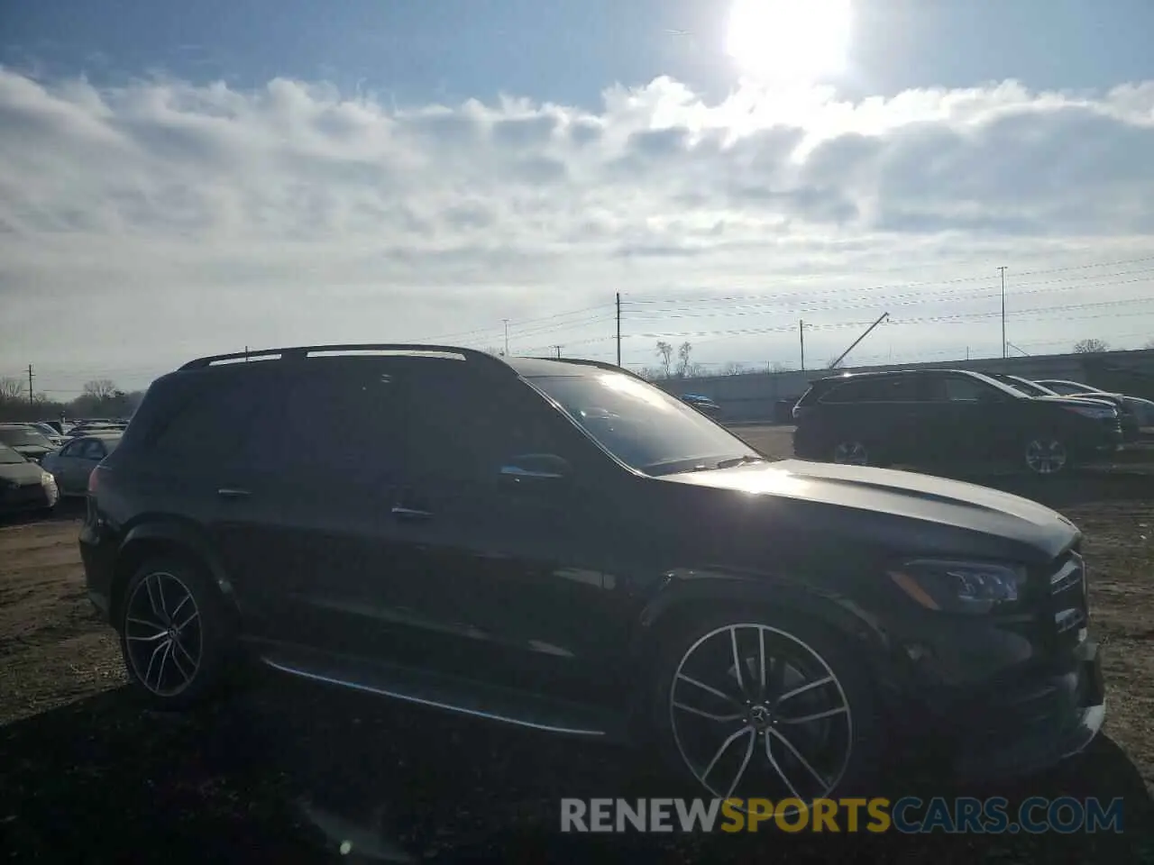 4 fotografías del automóvil dañado 4JGFF8GE1MA424792 MERCEDES-BENZ GLS-CLASS 2021