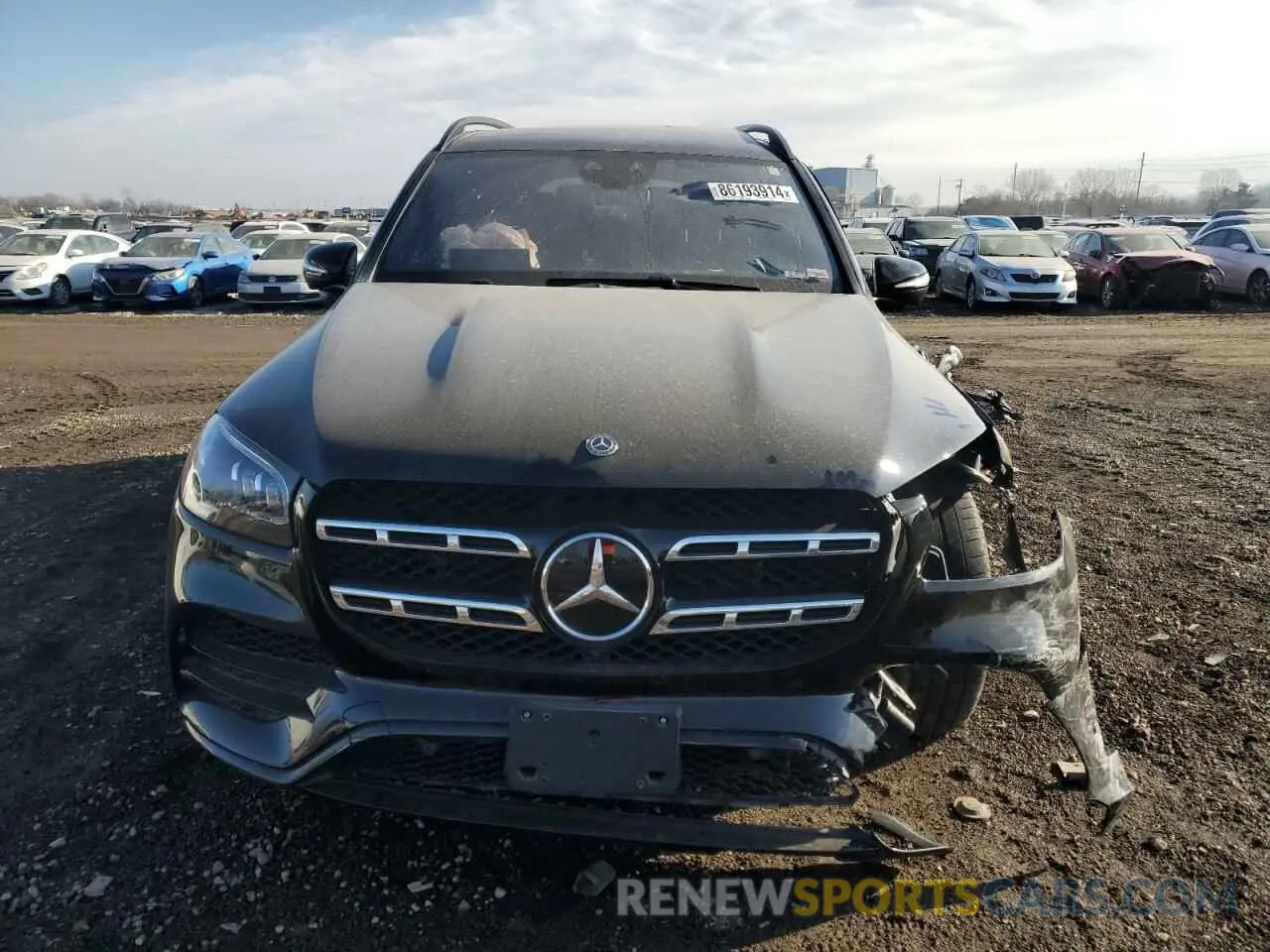 5 fotografías del automóvil dañado 4JGFF8GE1MA424792 MERCEDES-BENZ GLS-CLASS 2021