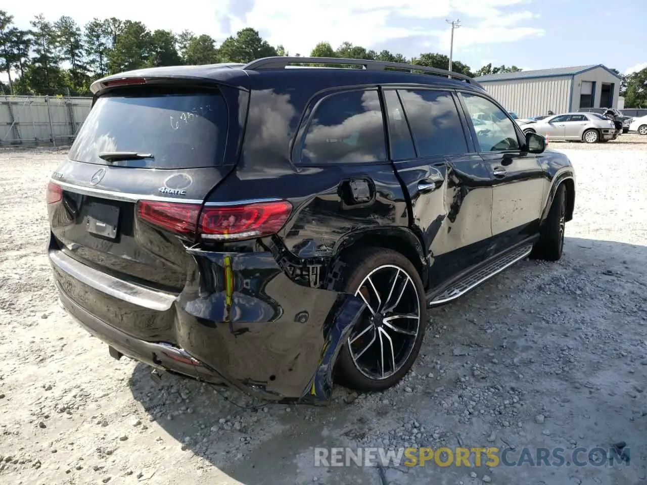 4 fotografías del automóvil dañado 4JGFF8GE2MA446798 MERCEDES-BENZ GLS-CLASS 2021