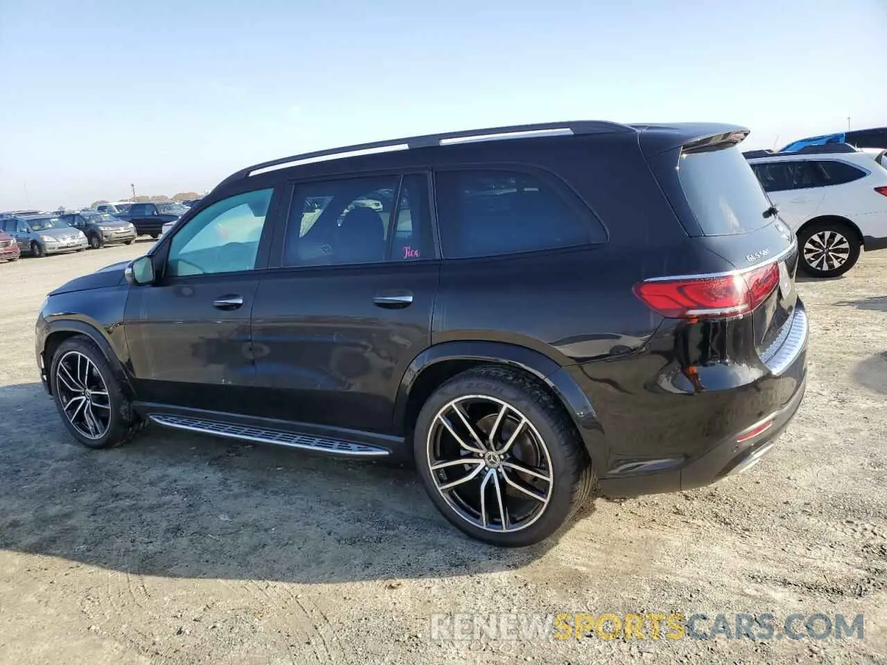 2 fotografías del automóvil dañado 4JGFF8GE6MA394611 MERCEDES-BENZ GLS-CLASS 2021