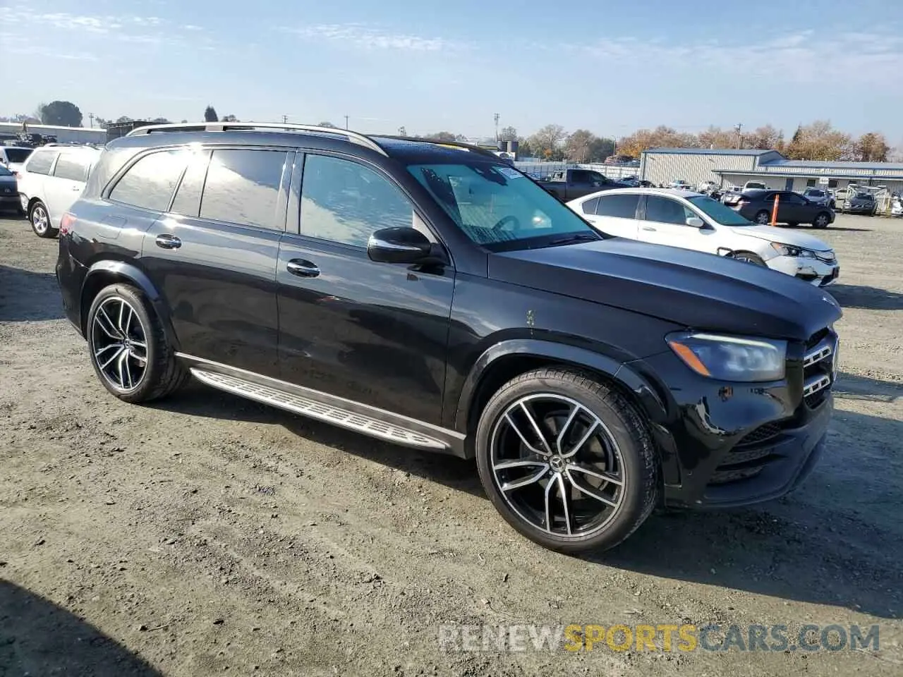 4 fotografías del automóvil dañado 4JGFF8GE6MA394611 MERCEDES-BENZ GLS-CLASS 2021