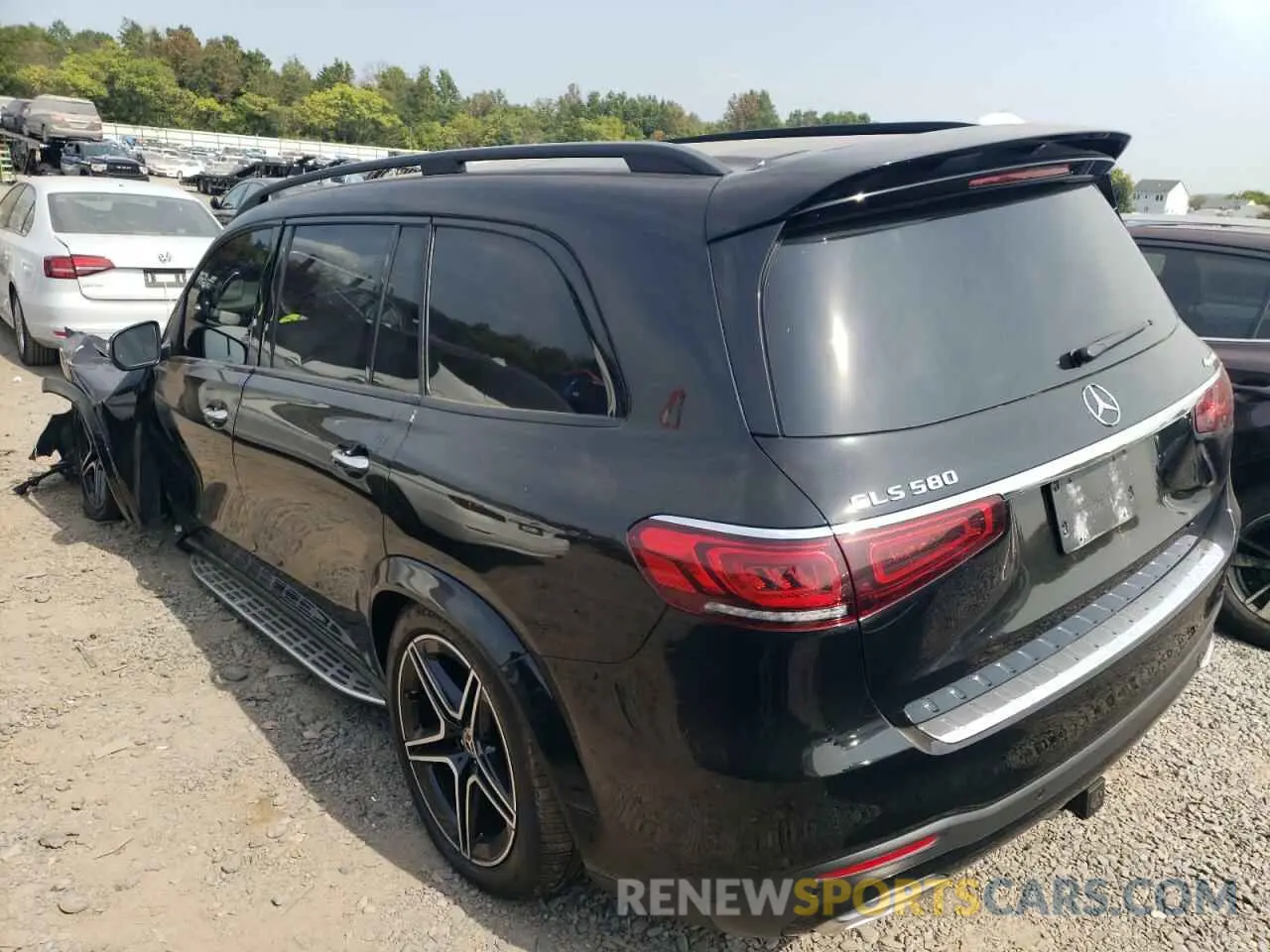 2 fotografías del automóvil dañado 4JGFF8GE7MA407690 MERCEDES-BENZ GLS-CLASS 2021