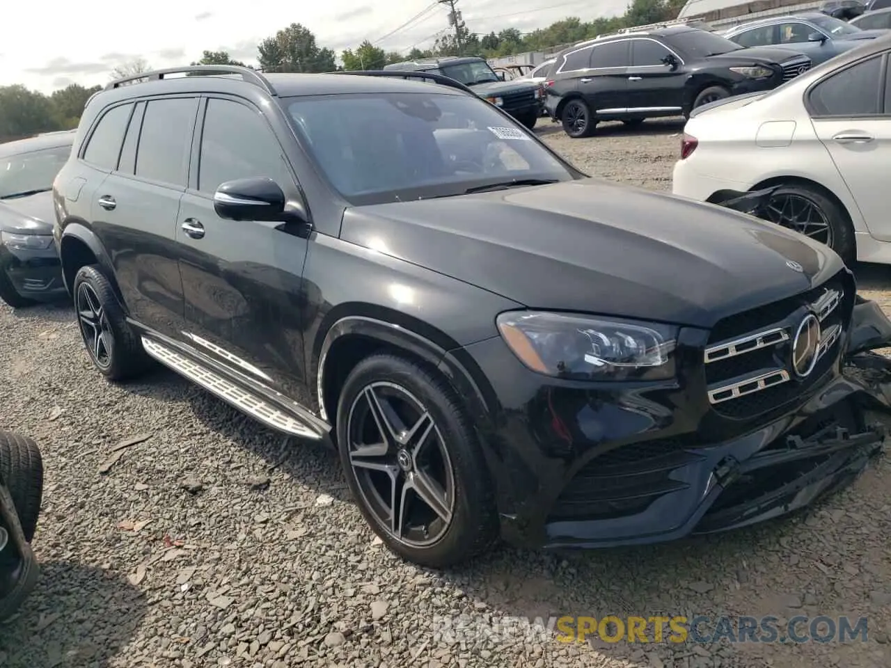 4 fotografías del automóvil dañado 4JGFF8GE7MA407690 MERCEDES-BENZ GLS-CLASS 2021