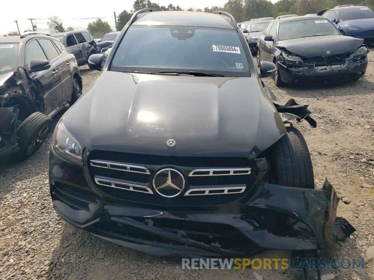 5 fotografías del automóvil dañado 4JGFF8GE7MA407690 MERCEDES-BENZ GLS-CLASS 2021