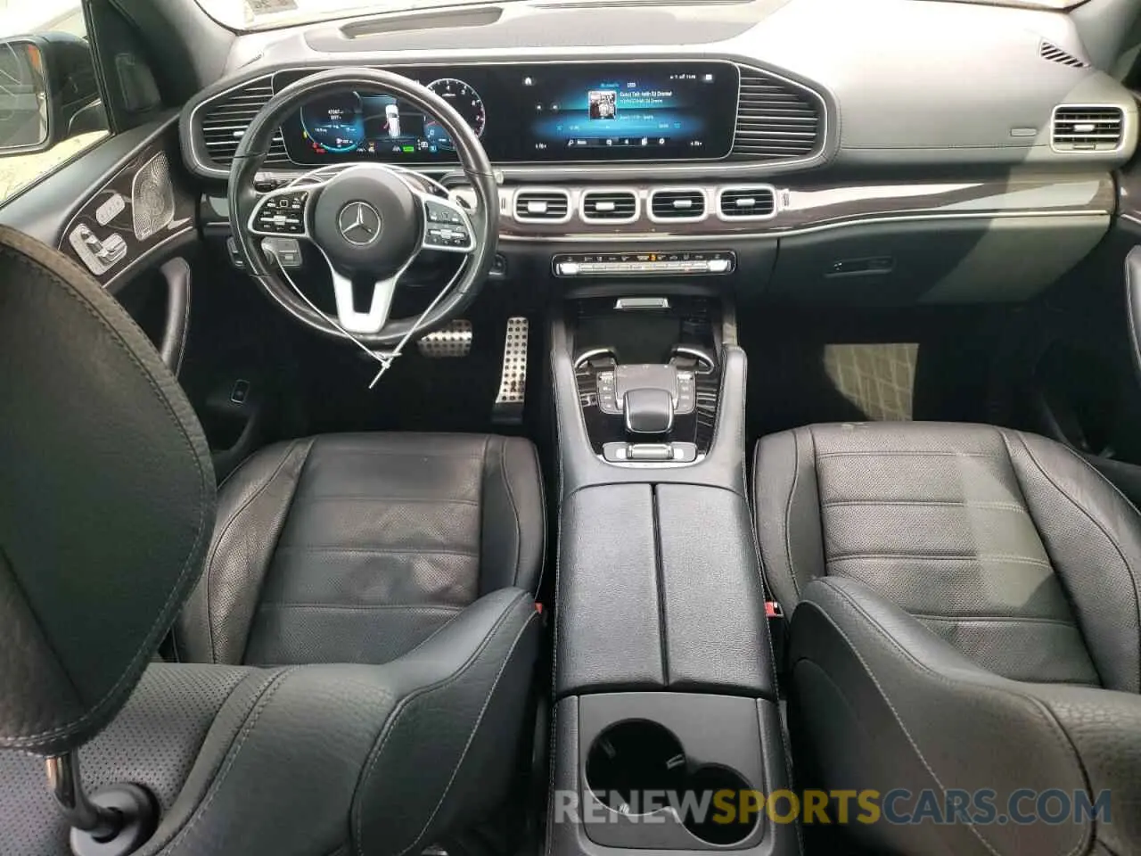 8 fotografías del automóvil dañado 4JGFF8GE7MA407690 MERCEDES-BENZ GLS-CLASS 2021