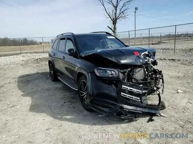 12 fotografías del automóvil dañado 4JGFF8GE8MA466215 MERCEDES-BENZ GLS-CLASS 2021