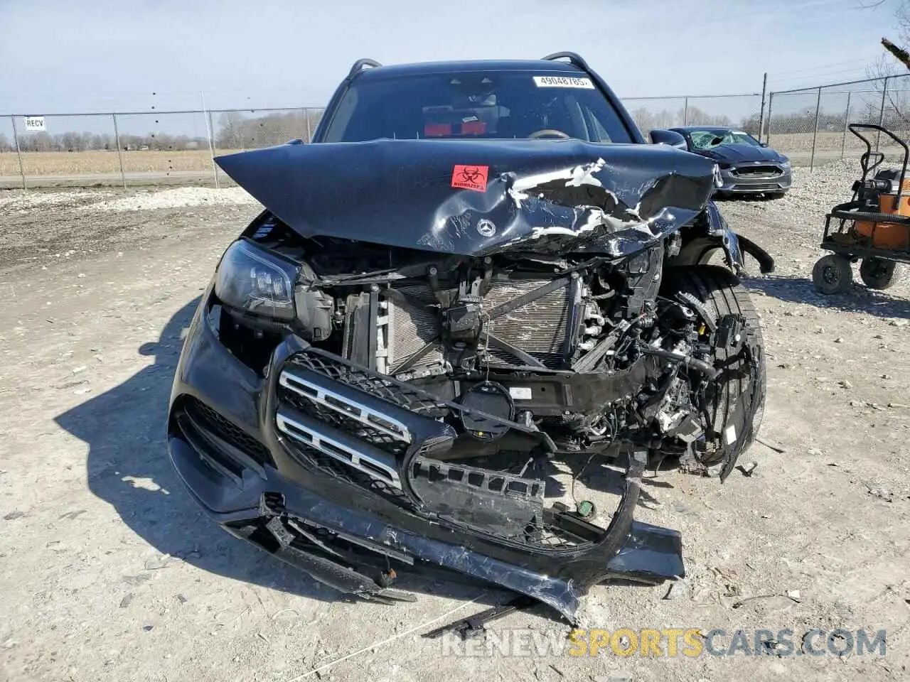 5 fotografías del automóvil dañado 4JGFF8GE8MA466215 MERCEDES-BENZ GLS-CLASS 2021
