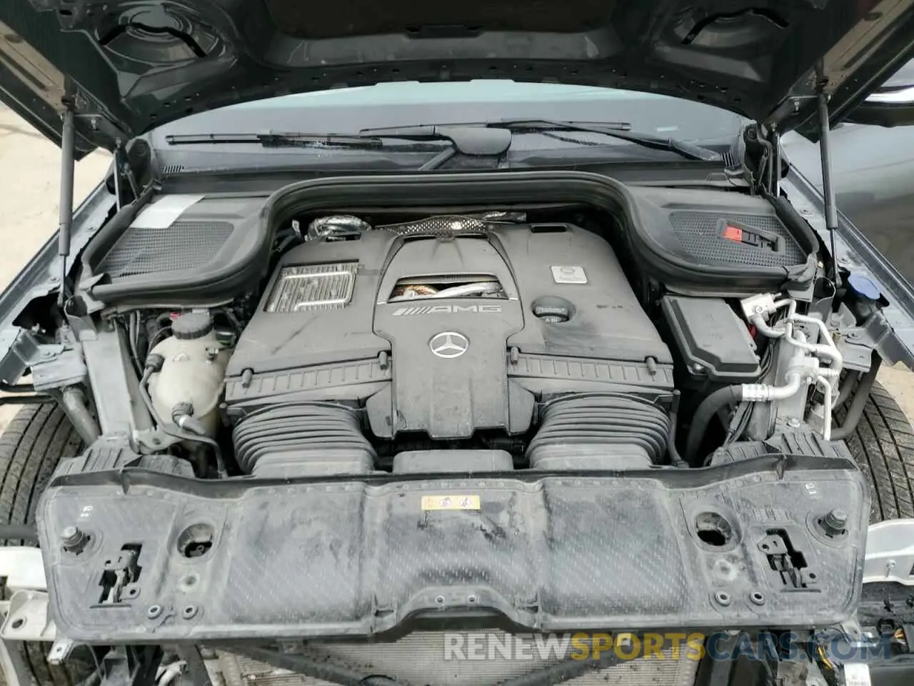 12 fotografías del automóvil dañado 4JGFF8KE2MA472213 MERCEDES-BENZ GLS-CLASS 2021
