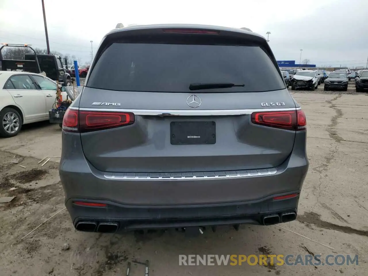6 fotografías del automóvil dañado 4JGFF8KE2MA472213 MERCEDES-BENZ GLS-CLASS 2021